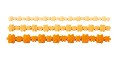 Silikonformen DELÍCIA DECO, Bordüre mit Blümchen