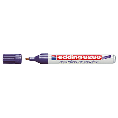 edding UV Marker 8280 securitas 1,5-3mm farblos Rundspitze, Strichstärke: 1,5-3 mm, Schreibfarbe: farblos, Rundspitze,
