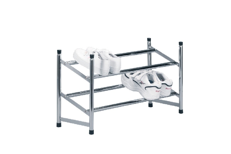 Zeller Schuhregal, Metall verchromt