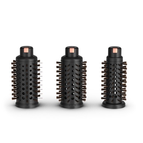 Rowenta Ultimate Experience 2-in-1 rotierende Stylingbürste, trocknet und formt, Salonqualität, ergonomisches und kompaktes Design, 3 Bürsten für