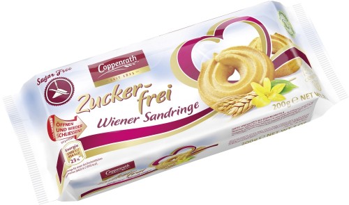 Coppenrath Wiener Sandringe ohne Zucker 200G