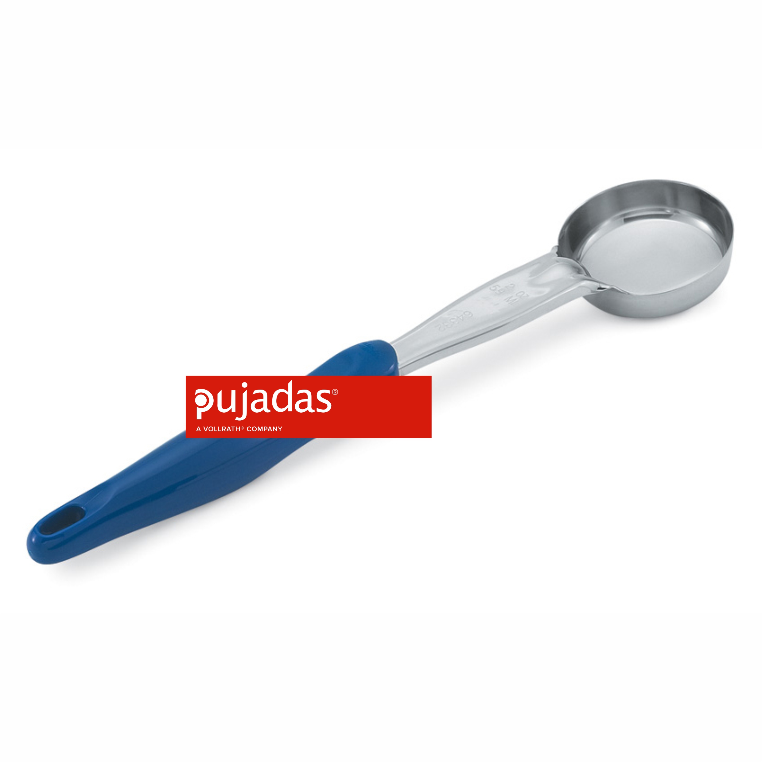 Pujadas Rundschalen-Kelle Länge 32cm, Durchmesser 6,5 cm, blau, 60ml