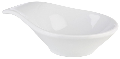 Schale -MINI- 11,5 x 7,5 cm, H: 3 cm Melamin, weiß 0,06 Liter Verpackungseinheit: 24 Stück spülmaschinengeeignet stapelbar