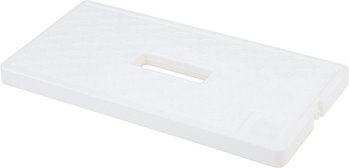 Kühlakku 41 x 21 cm, H: 2,5 cm Polyethylen, weiß gefüllt mit Kühlflüssigkeit Farbe: Weiß