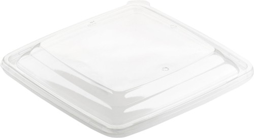 Duni Deckel für 159114/159115/159853/163222/163223 198 x 198 x 18 mm Transparent, 450 Stk/Krt (1 x 450 Stk)