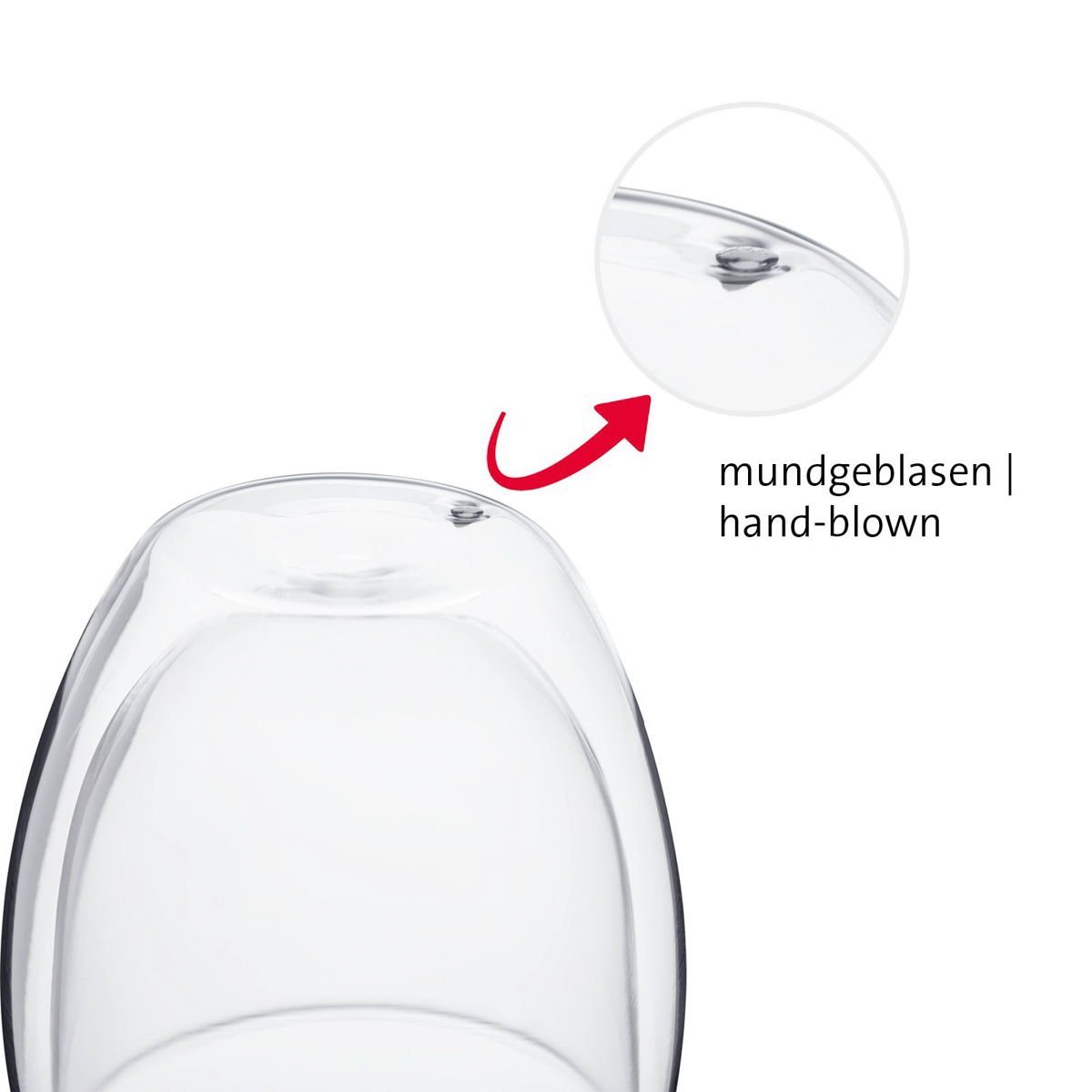 2 Doppelwandige Thermogläser, 250 ml