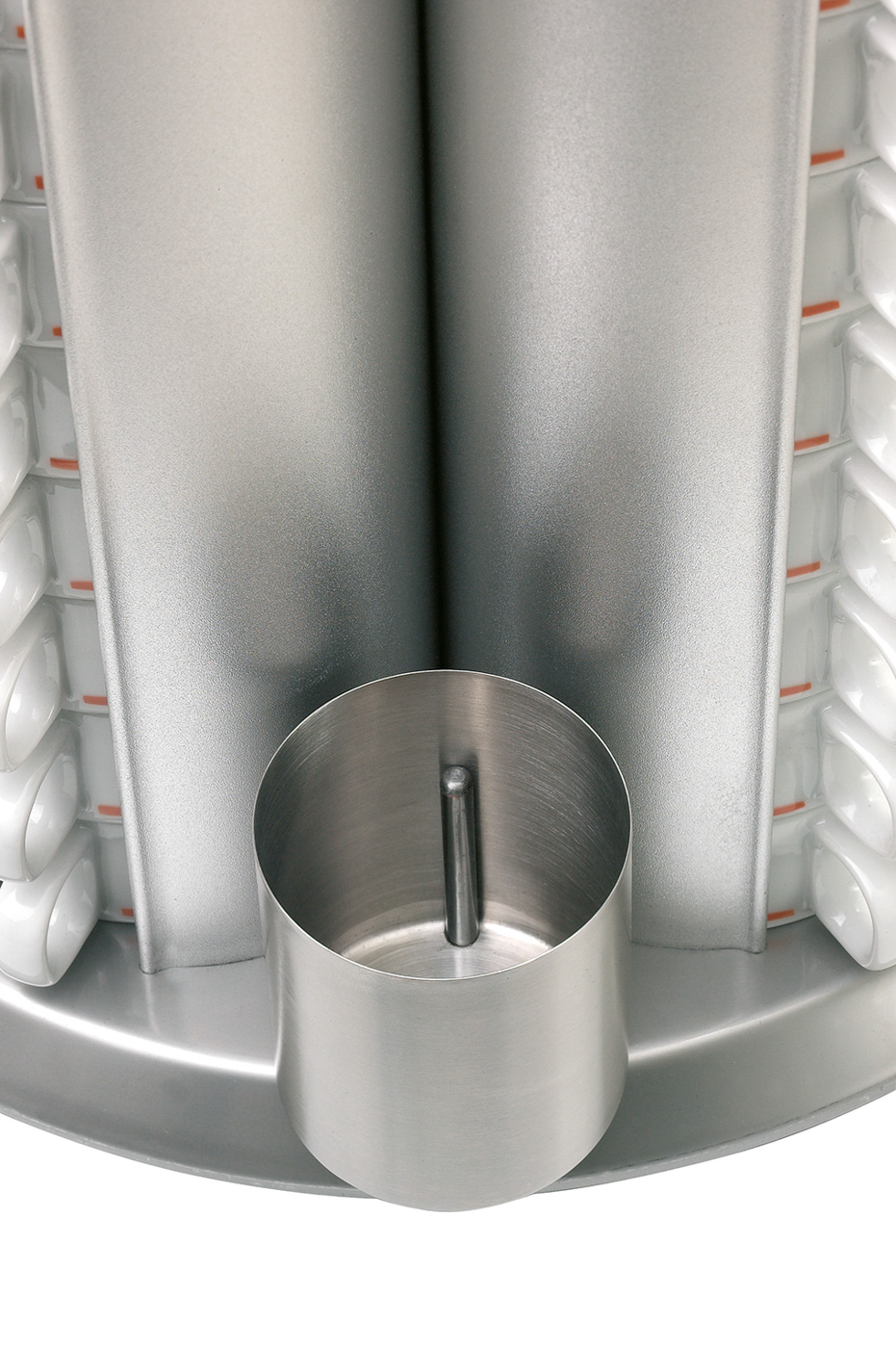 Bartscher Tassenwärmer 48 Tassen, CNS |Ein-/Ausschalter: Ja | Maße: 36 x 36 x 41,5 cm.Gewicht: 7,5 kg