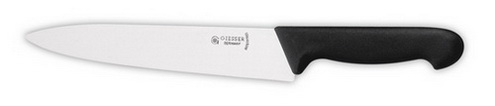 Kochmesser schmal 20 cm, schwarz Giesser - Made in Germany