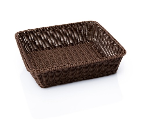 GN Systemkorb GN SYSTEMKÖRBE. GN 2/3, Polypropylen, › Rand mit Edelstahldrahtverstärkung.