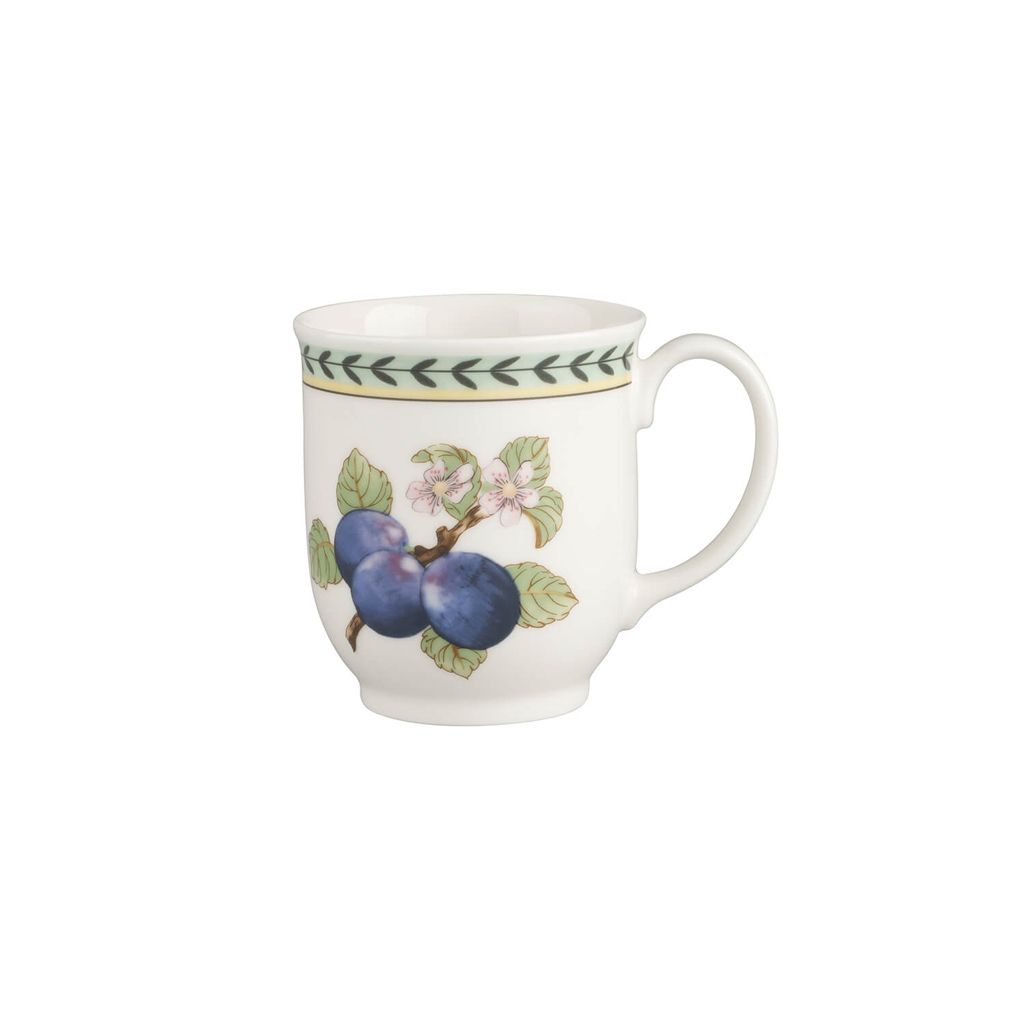 Villeroy und Boch Becher mit Henkel - Maße: 12,5 x 9,2 x 10 cm / Ser.: Charm & Breakfast French Garden
