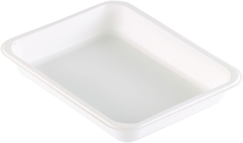 Duni PP-Schale Caterline 227 x 178 x 32 mm Weiß ungeteilt, 216 Stk/Krt (1 x 216 Stk)