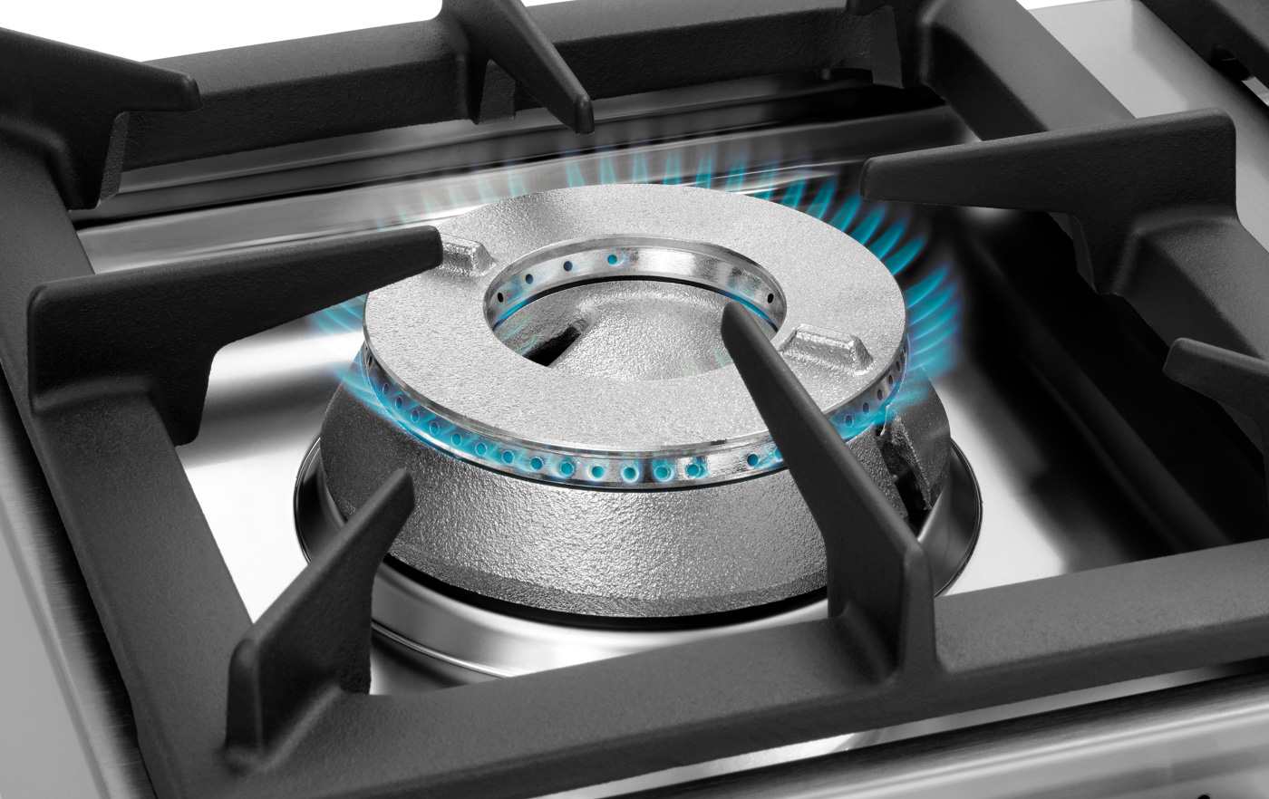 Bartscher Gaskocher 2K1100-N | LeistungKochstelle rechts max.: 4,5 kW | Maße: 66 x 35 x17,0 cm. Gewicht: 20,2 kg