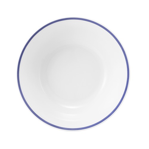 Seltmann Schüssel rund 24 cm, rund, Form: Community, Dekor: 57395 Pinselband 3, hohe Kantenschlagfestigkeit, Made in Germany