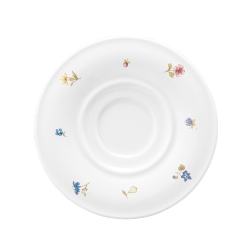 Seltmann Kombi-Untere 1 15,5 cm, rund, Form: Community, Dekor: 57391 Streublume, hohe Kantenschlagfestigkeit, Made in Germany