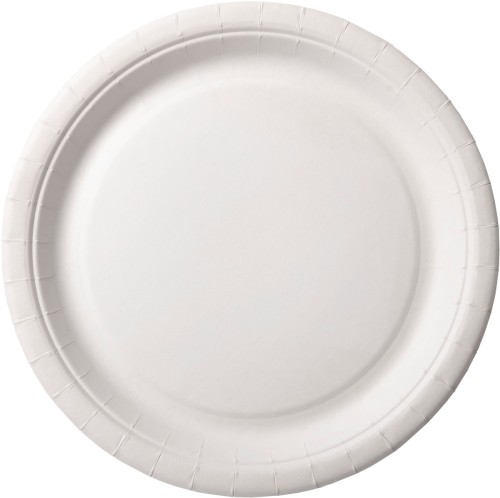 Duni Teller Ø 22 cm Weiß, 400 Stk/Krt (4 x 100 Stk)