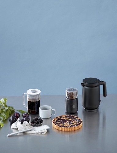 BREW-IT Pressfilterkanne 0.8 l. grau / hellgrau, Maße: 150 x 100 x 150 mm