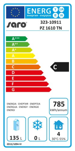 SARO Pizzatisch mit Schubladen, Modell MARGA PZ 1610 TN - Material: (Gehäuse und Innenraum) Edelstahl; (Arbeitsfläche mit Aufkantung)