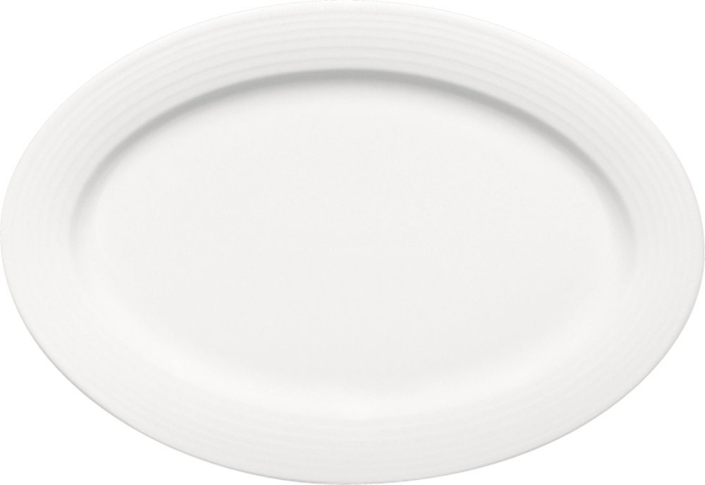 BAUSCHER dialog Platte oval Fahne 26 cm