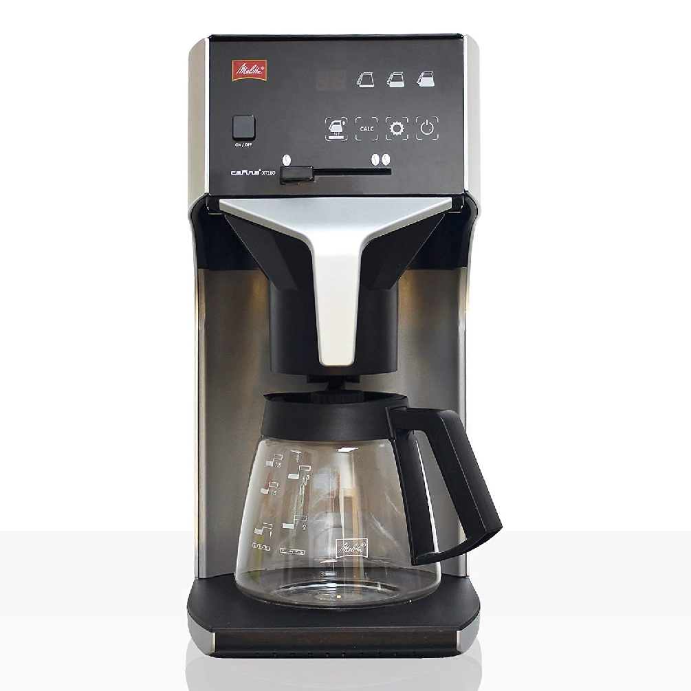 Melitta Cafina XT180 GMC inkl. 1 Glaskanne und 2 Warmhalteplatten. Filterkaffeemaschine.