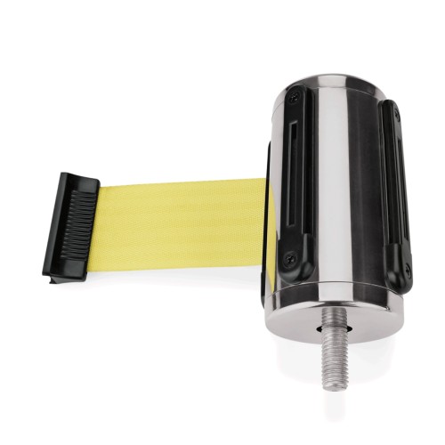 Gurtband, Gurtanschlüsse mit 4 Wege System, Gurtband auswechselbar, Gewicht 10 kg, Höhe 95 cm, Pfosten Ø 10 cm, Bodenteller Ø 35 cm.