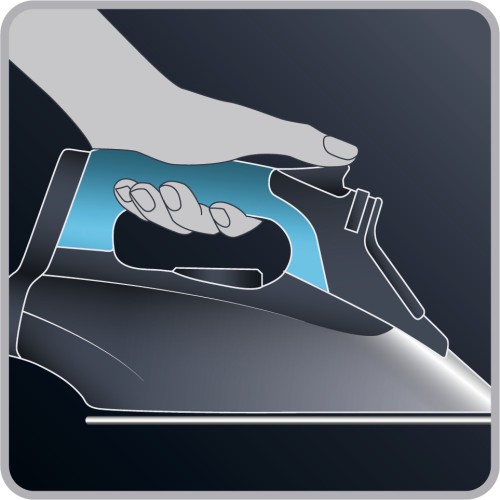 Rowenta Effective + Dampfbügeleisen, Benutzerfreundliches Bügeleisen, 2400 W, Kontinuierliche Dampfabgabe bis zu 40 g/min,