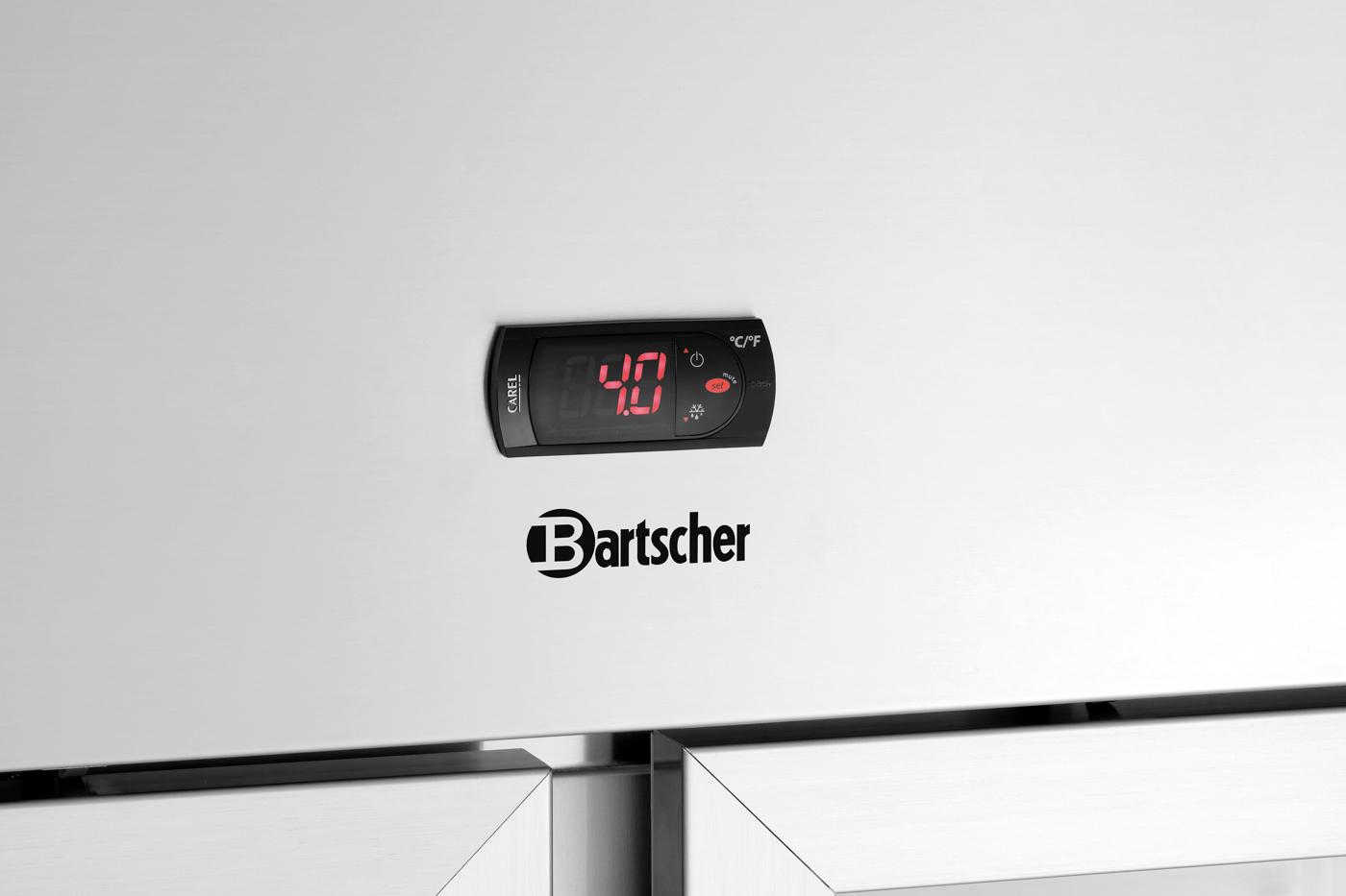 Bartscher Glastürenkühlschrank 1400 GN210 |Innenbeleuchtung: Ja | Maße: 132 x 86 x 204,0 cm.Gewicht: 166,5 kg