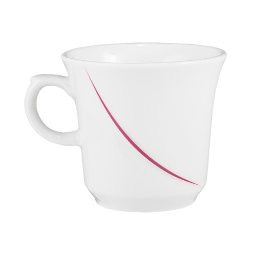 Seltmann Obere zur Cafeteriatasse Kelch 0,22 l, Form: Laguna, Dekor: 34622 bordeaux Flanken