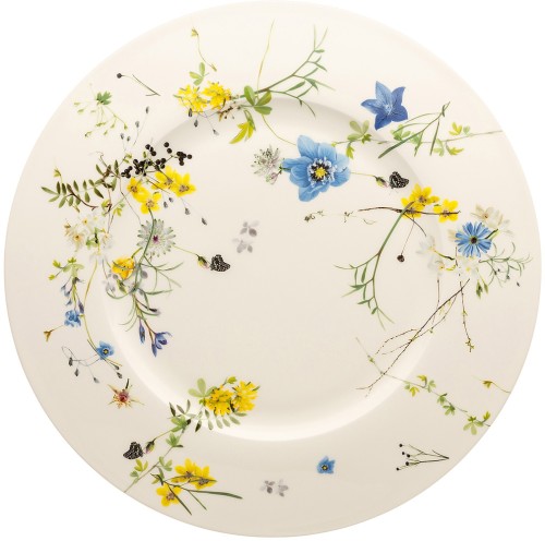 Brillance Fleurs des Alpes von Rosenthal, Platztteller 33 Fahne. Aus Bone China, spülmaschinengeeignet, mikrowellengeeignet.