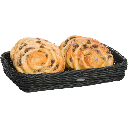 Westmark Tablett eckig, 30 x 20 x 5 cm, schwarz