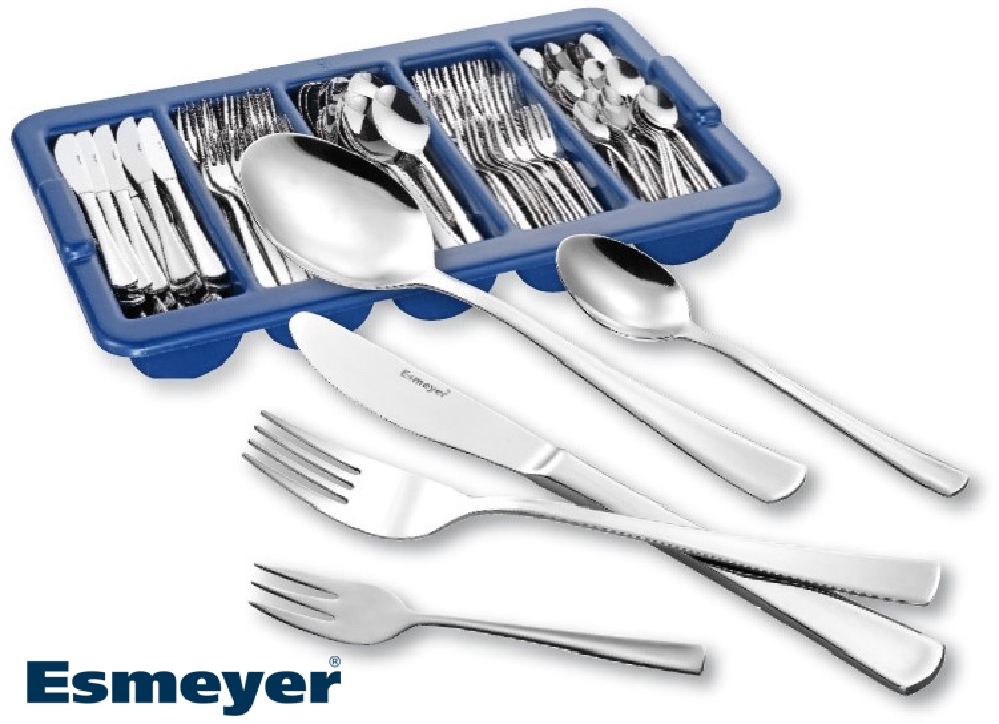 Sparset STOCKHOLM, aus Edelstahl 18/10 poliert, Messer aus Klingenstahl. Materialstärke 2.2/2.0 mm