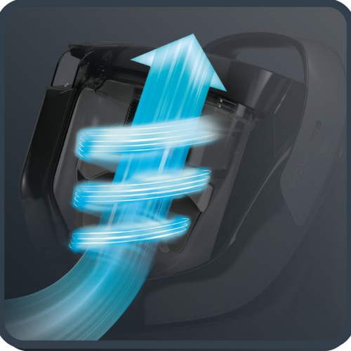 ROWENTA SILENCE FORCE CYCLONIC HOME & CAR RO7274 - Beutelloser Staubsauger, vacuum-cleaner (leise,Tierhaare, Auto) schwarz/orange