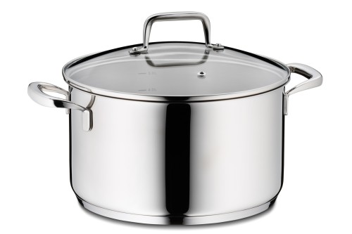 KELA Fleischtopf Flavoria Edelstahl 18/10 silber glänzend 14,0cm 24,0cmØ 5,5l