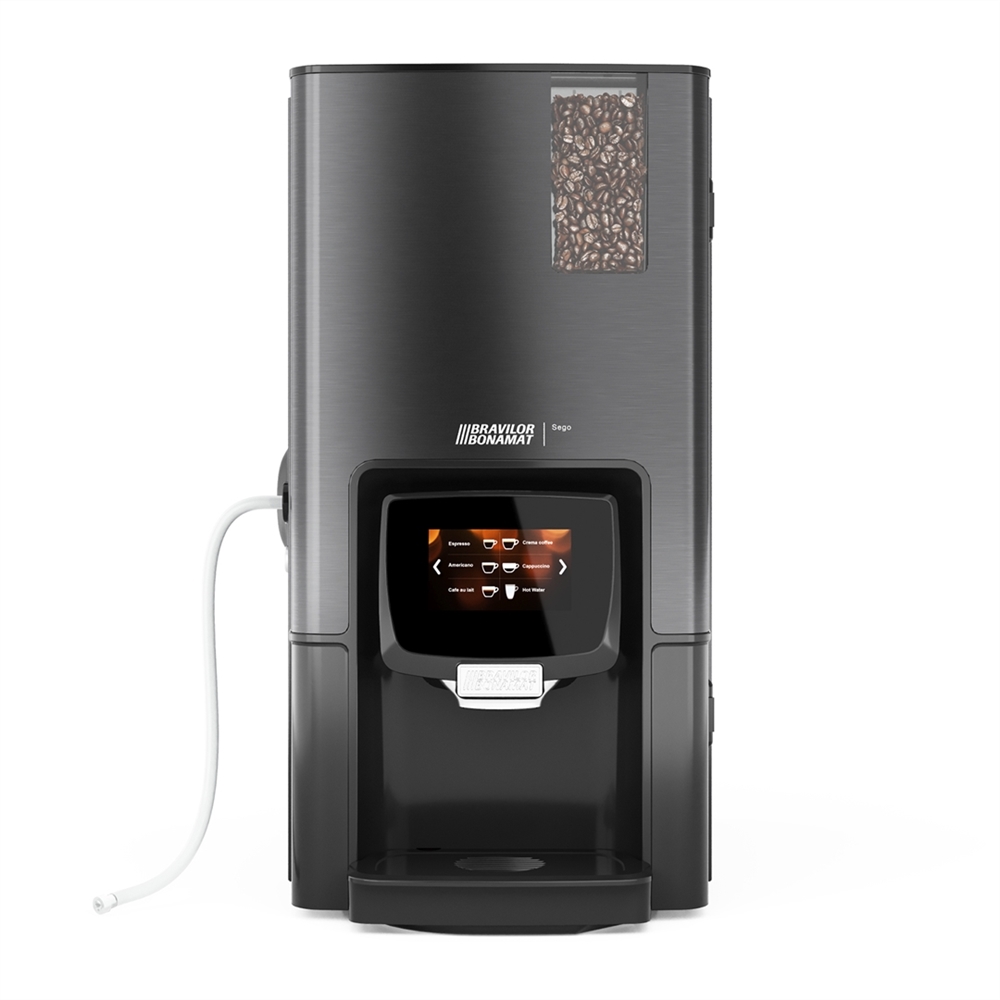 BONAMAT Kaffeevollautomat Sego 12L, vollautomatische Spezialitätenkaffeemaschine, diverse andere Heißgetränke, Touchscreen