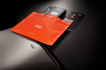 Joseph Joseph Titan 30 - Abfalleimer mit integrierter Pressvorrichtung, 30 Liter - Edelstahl