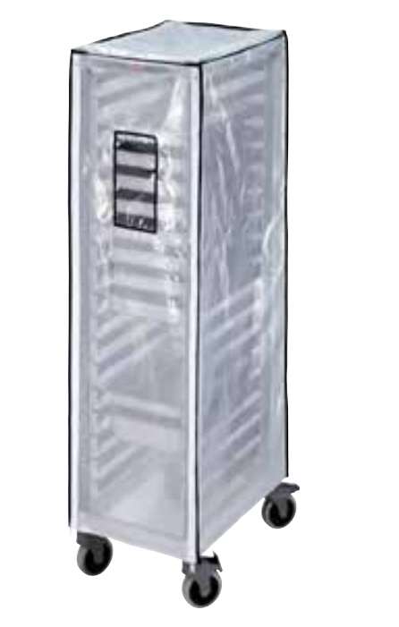 CAMBRO Camshelving® GN 1/1 Vinylabdeckung für Speiseschalenregal mit 18 GN 1/1 Einschüben