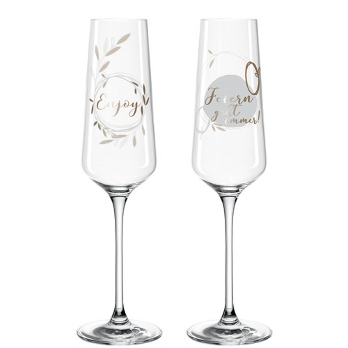 PB/2 Sektgläser 280ml -Feiern- - Leonardo