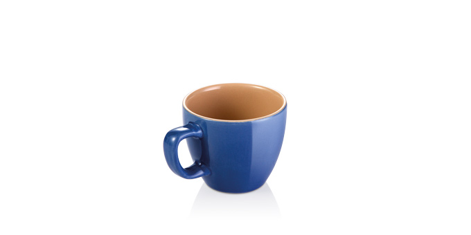 Espressotasse CREMA SHINE, blau