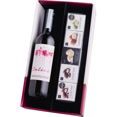 Rotwein Delikatessenset Montepulciano Montepulciano je 1 x Montepulciano d' Abbruzzo DOC Di Camillo Vini 0,75 l, Geschenk-Set