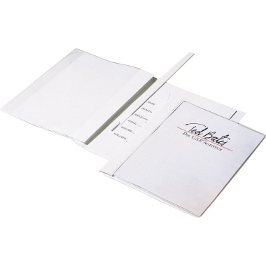 DURABLE Angebotshefter DURAPLUS® DE LUXE DIN A4, Überbreite PVC weiß