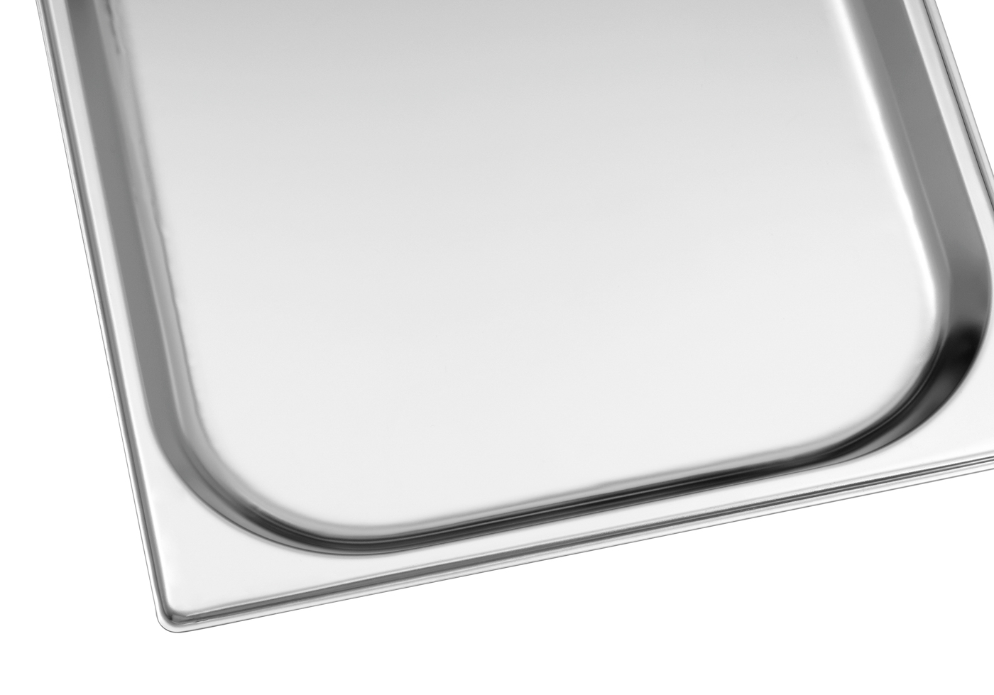 Bartscher GN-Behälter 1/1, T20 | Ausführung: OhnePerforation | Maße: 53 x 32,5 x 2,0 cm. Gewicht:0,9 kg