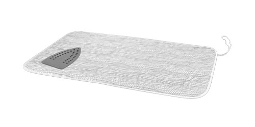 Tisch-Bügeldecke mit Bügeleisenablage FANCY HOME, cremefarbig