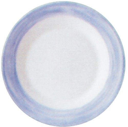 Brush Blue Restaur. Teller flach 15,5cm Arcoroc Blanc (gehärtet)
