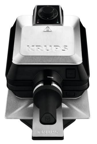 Krups Professionelles Waffeleisen FDD95D [Doppelwaffeleisen, 2 belgische Waffeln gleichzeitig; Dreh-Funktion für die perfekte