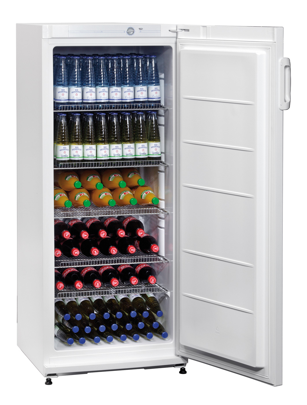 Bartscher Flaschenkühlschrank 254L | Innenbeleuchtung: Ja | Maße: 60 x 62 x 1450 cm. Gewicht: 52 kg