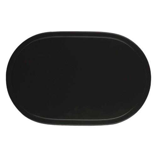 Westmark Tischset »Fun« oval, 45,5 x 29 cm, schwarz