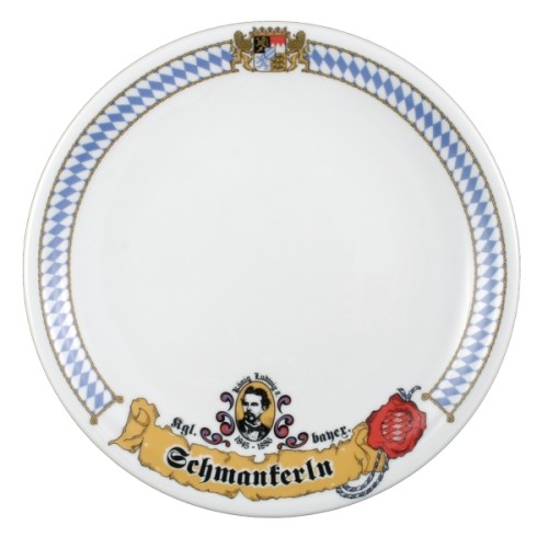 Seltmann Speiseteller 27 cm Fahne, Form: Compact, Dekor: 27110 Bayern