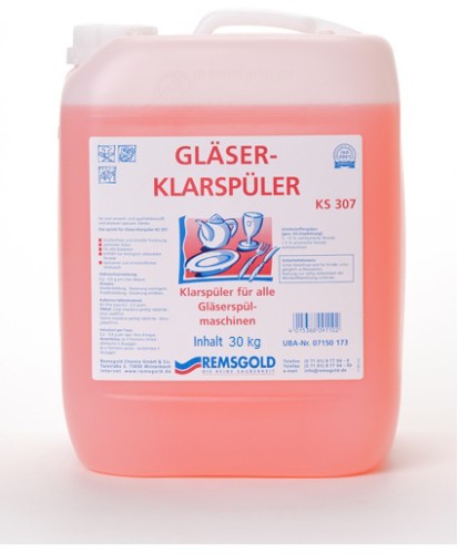 Brixomat Klarspüler sauer KS 304 - 30kg Universell einsetzbarer Klarspüler streifenfreie Trocknung Porzellan+Glas