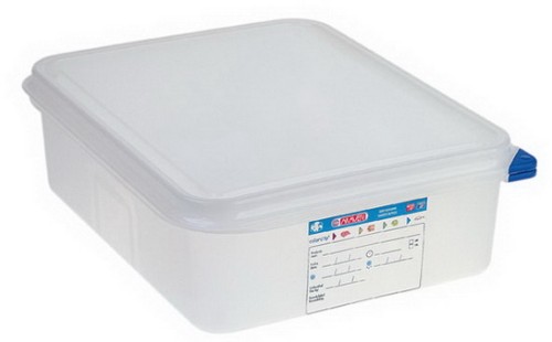 GN Behälter 1/2x100mm PP mit Klemmdeckel