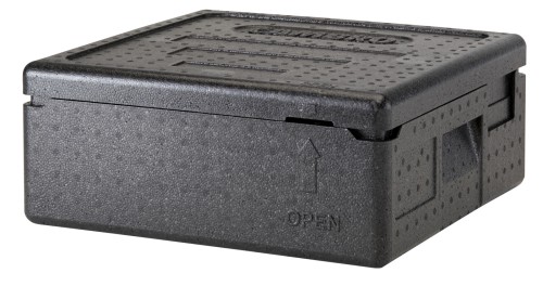 Cam GoBox Toplader Pizza Transportbox EPPZ35100, Höhe 10 cm - 2 Pizzen 33 x 33 X 4 cm von Cambro