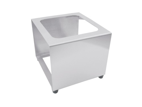 Gestell. GN 1/6, Chromnickelstahl. mit Maßeinteilung, Behälter können mit HACCP Clips